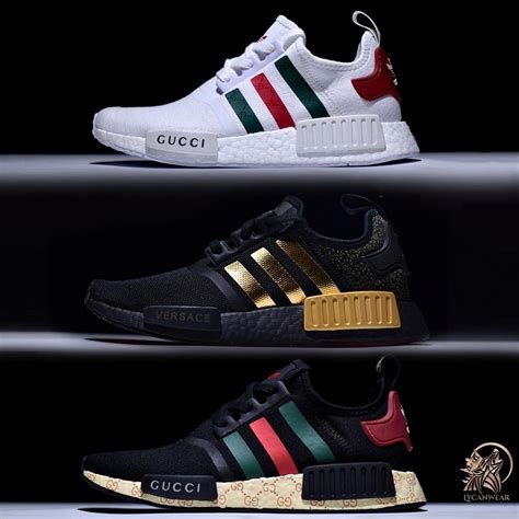 adidas nmd gucci weiß|Gucci NMD is it real.